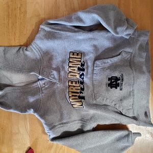 Notre Dame kids hoodir